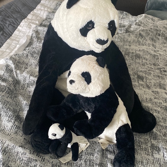 IKEA Toys Ikea Panda Stuffed Animal Trio Poshmark